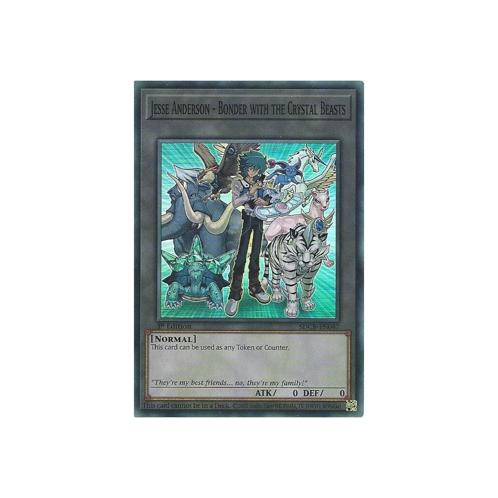 Yu-Gi-Oh TCG Jesse Anderson - Bonder with the Crystal Beasts SDCB-EN047 (1st Edition)