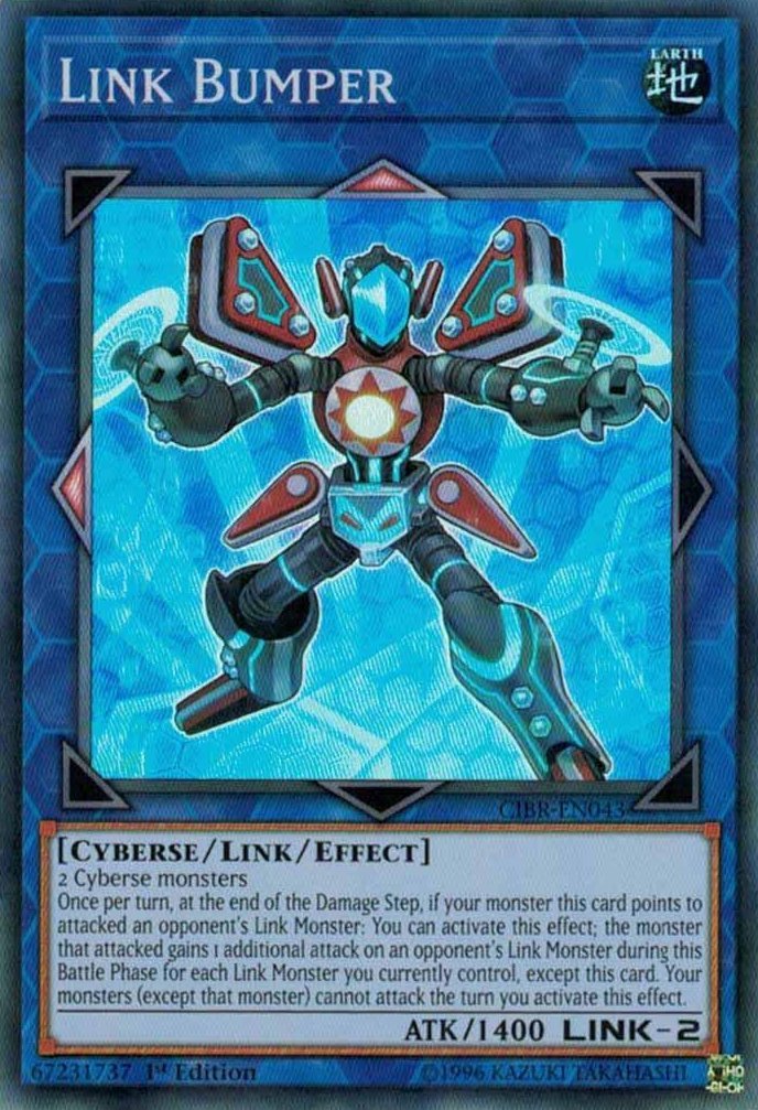 Yu-Gi-Oh TCG Link Bumper CIBR-EN043 (1st Edition)