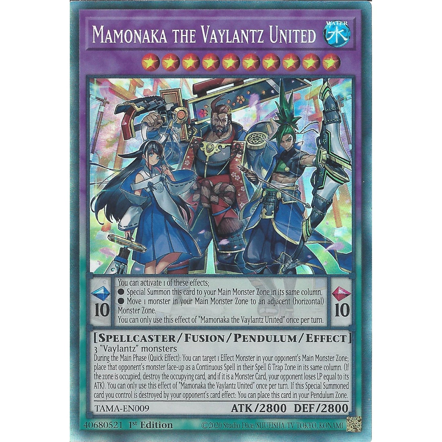 Yu-Gi-Oh TCG Mamonaka the Vaylantz United TAMA-EN009 (1st Edition)