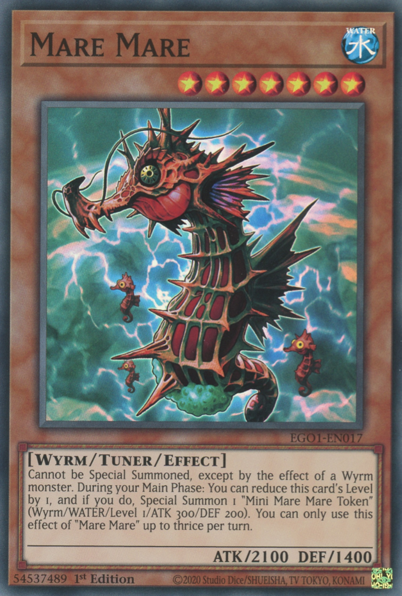 Yu-Gi-Oh TCG Mare Mare EG01-EN017 (1st Edition)