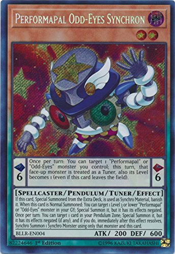 Yu-Gi-Oh TCG Performapal Odd-Eyes Synchron BLLR-EN004 (1st Edition)