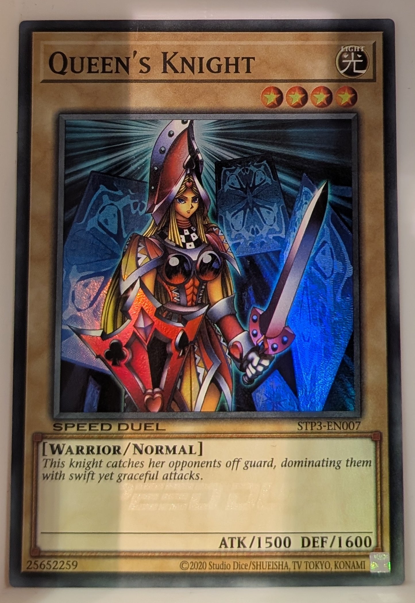 Yu-Gi-Oh TCG Queens Knight STP3-EN007 (Speed Duel)