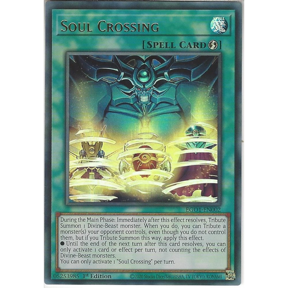 Yu-Gi-Oh TCG Soul Crossing EGO1-EN002 (1st Edition)