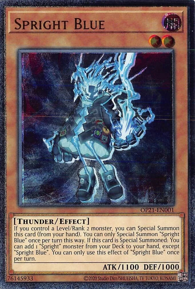 Yu-Gi-Oh TCG Spright Blue OP21-EN001 (Ultimate)