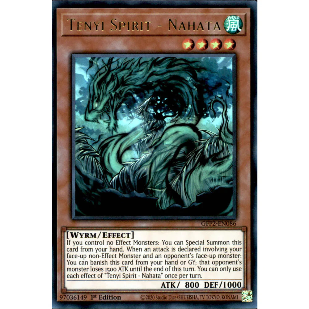 Yu-Gi-Oh TCG Tenyi Spirit - Nahata GFP2-EN086 (1st Edition)