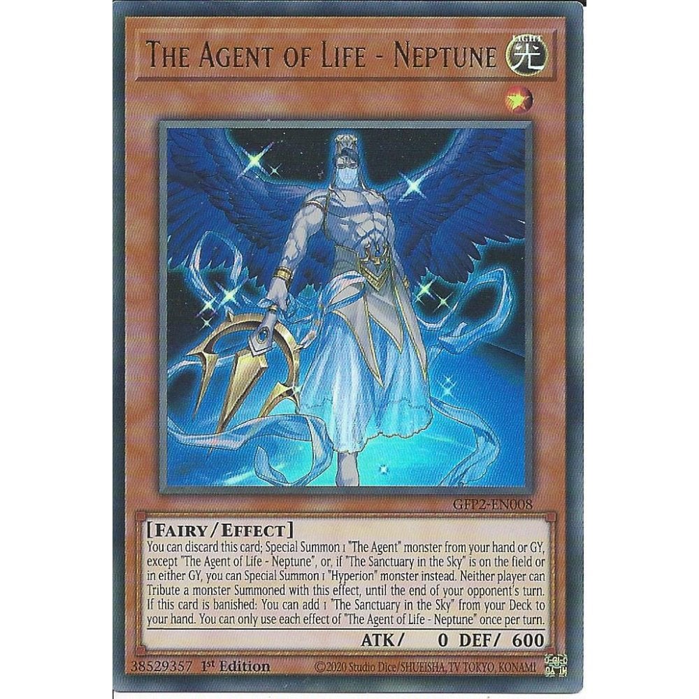 Yu-Gi-Oh TCG The Agent Of Life - Neptune GFP2-EN008 (1st Edition)