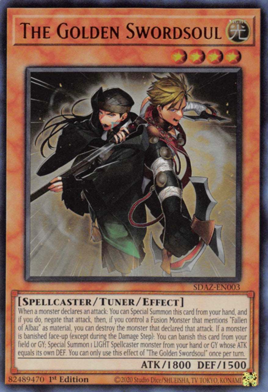 Yu-Gi-Oh TCG The Golden Swordsoul SDAZ-EN003