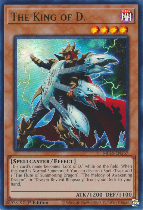 Yu-Gi-Oh TCG The King of D. MP25-EN267 (1st Edition)