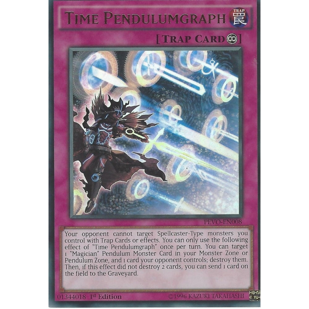 Yu-Gi-Oh TCG Time Pendulumgraph PEVO-EN008 (1st Edition)