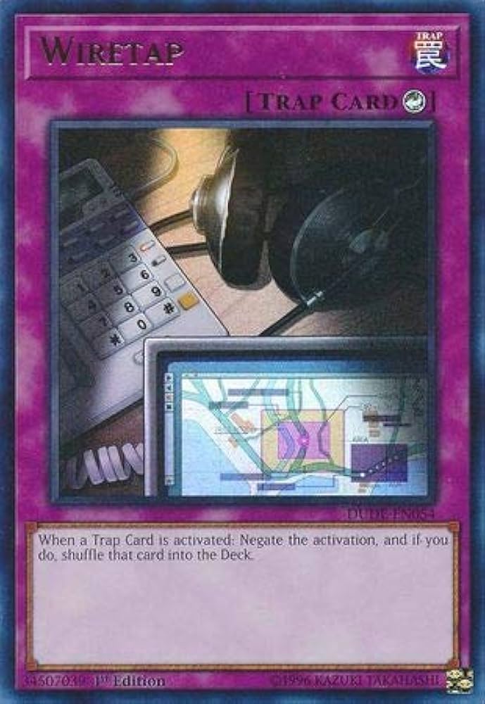 Yu-Gi-Oh TCG Wiretap DUDE-EN054