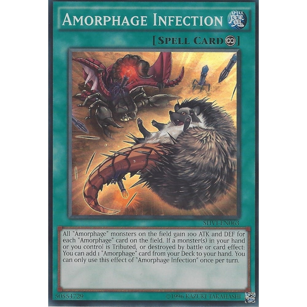 Yu-Gi-Oh! TCG Amorphage Infection SHVI-EN063 (1st Edition)