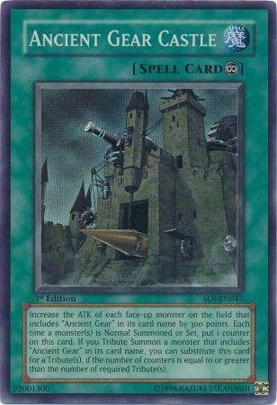 Yu-Gi-Oh! TCG Ancient Gear Castle SOI-EN047 (1st Edition)