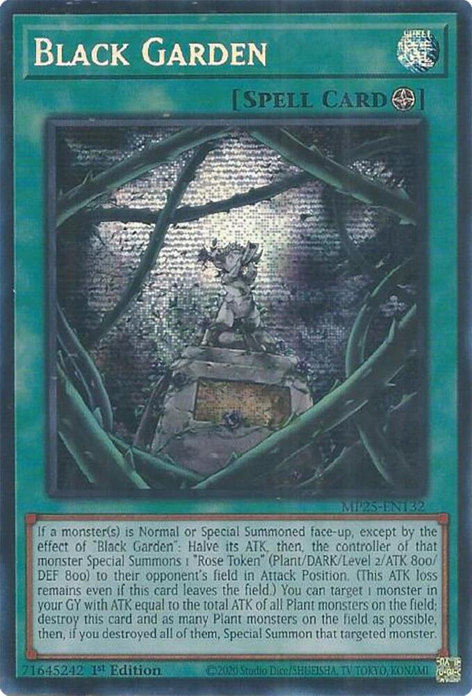 Yu-Gi-Oh! TCG Black Garden MP25-EN132 (1st Edition)