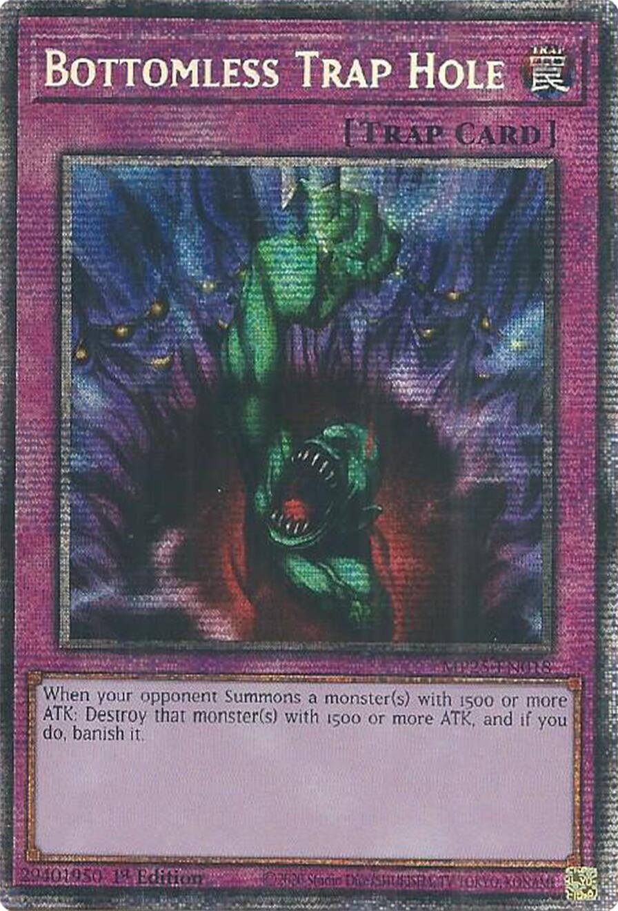 Yu-Gi-Oh! TCG Bottomless Trap Hole MP25-EN018 (1st Edition)