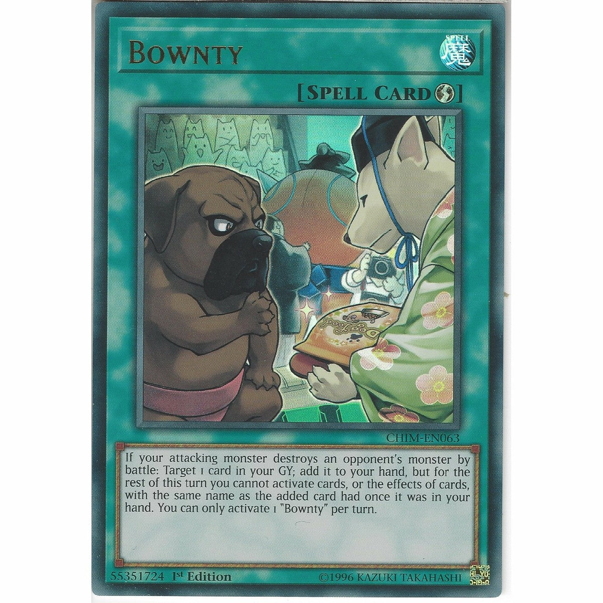 Yu-Gi-Oh! TCG Bownty CHIM-EN063 (1st Edition)