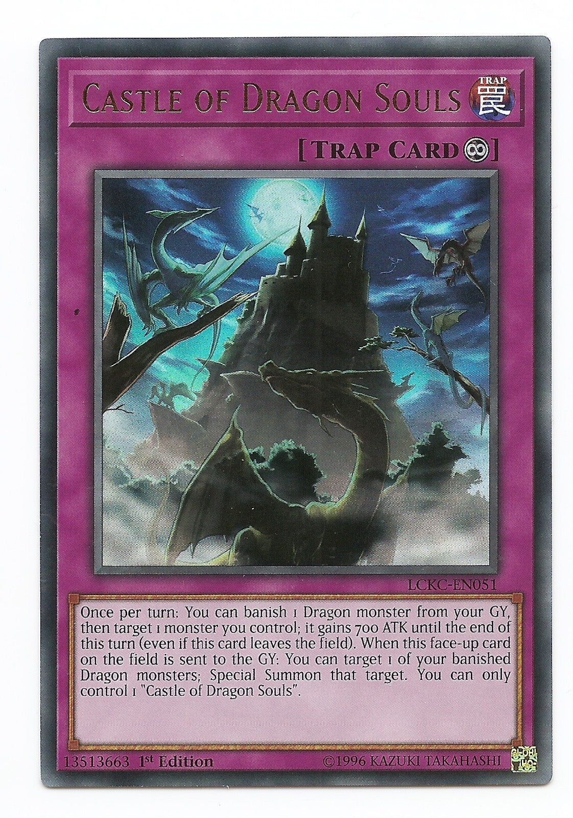 Yu-Gi-Oh! TCG Castle of Dragon Souls LCKC-EN051 (1st Edition)