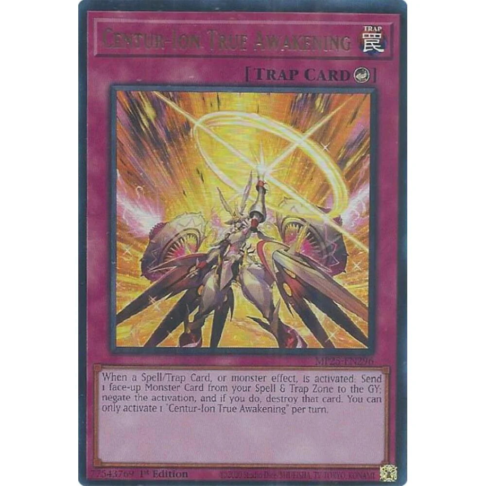 Yu-Gi-Oh! TCG Centur-Ion True Awakening MP25-EN296 (1st Edition)