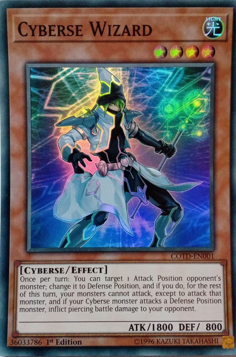 Yu-Gi-Oh! TCG Cyberse Wizard COTD-EN001 (1st Edition)