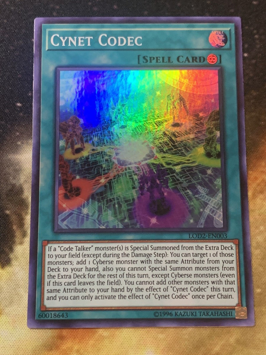 Yu-Gi-Oh! TCG Cynet Codec LOD2-EN003 (Unlimited Edition)