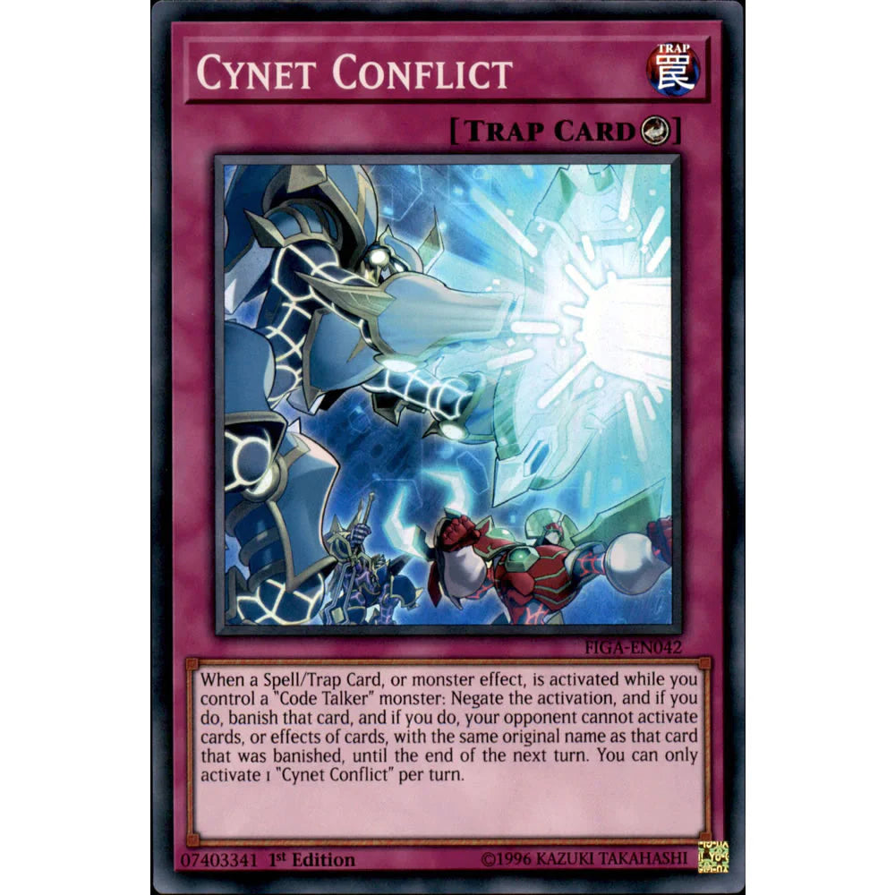 Yu-Gi-Oh! TCG Cynet Conflict FIGA-EN042 (1st Edition)