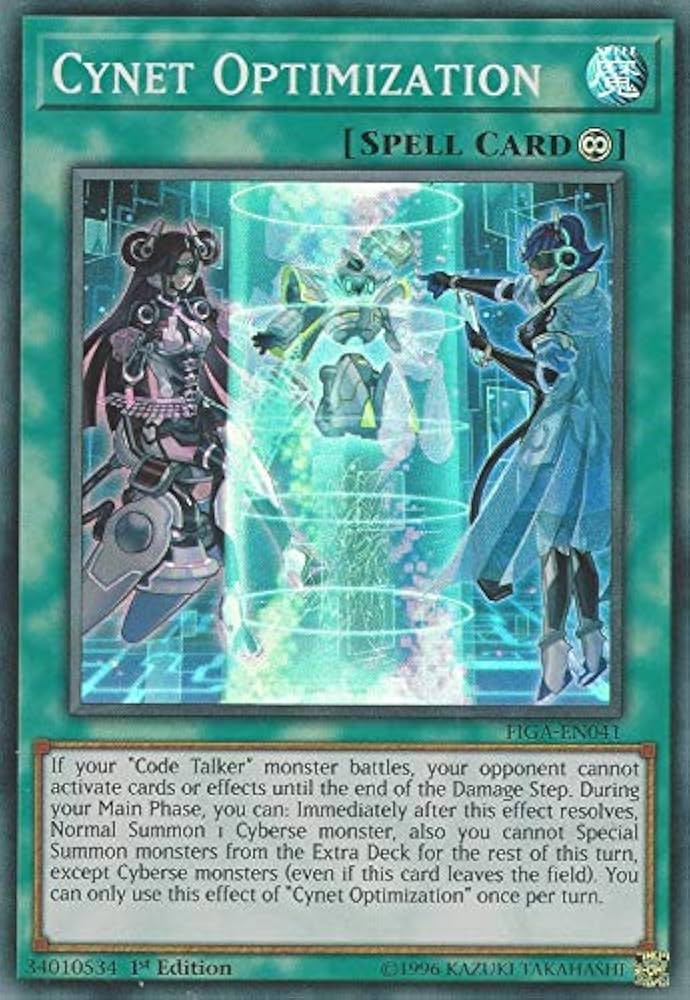 Yu-Gi-Oh! TCG Cynet Optimization FIGA-EN041 (1st Edition)