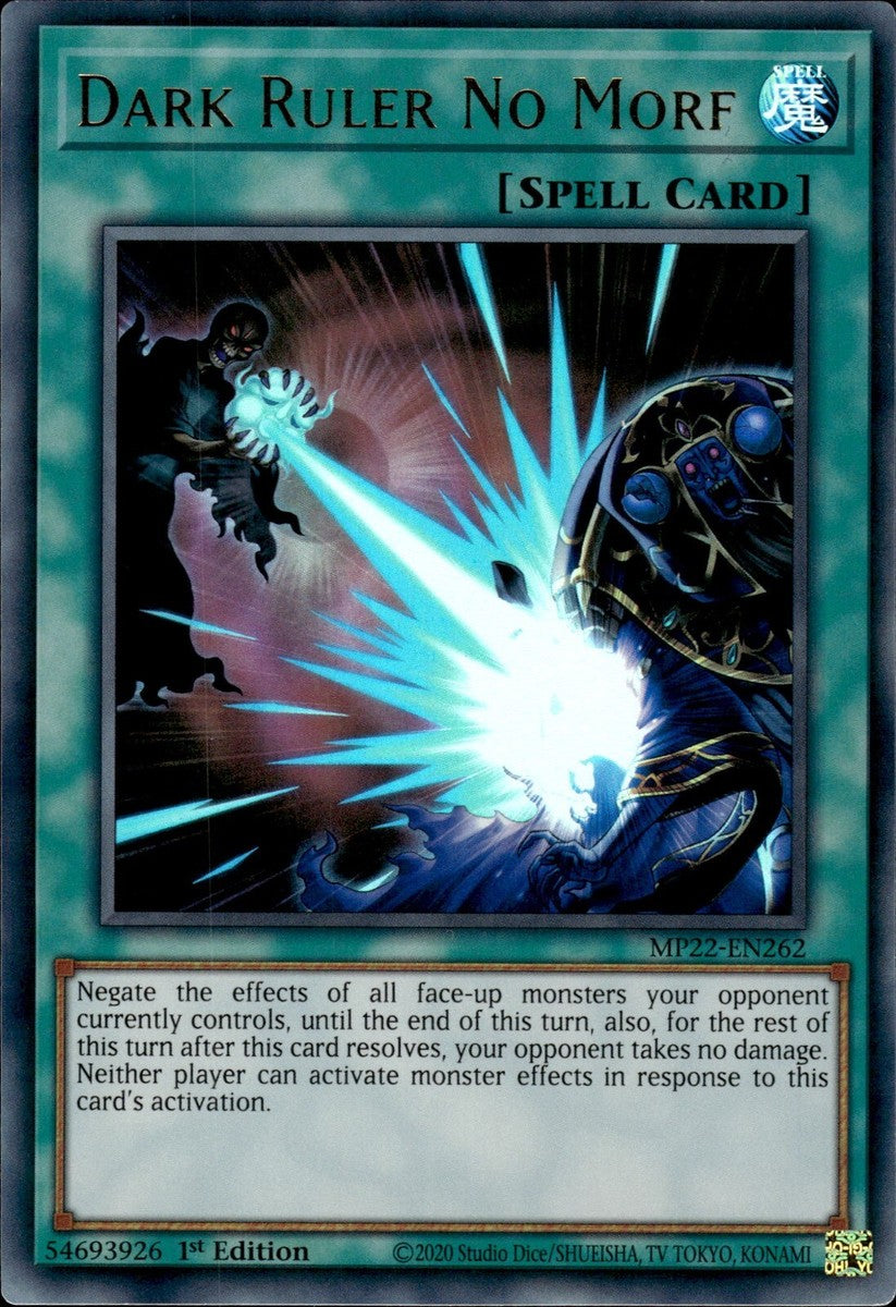 Yu-Gi-Oh! TCG Dark Ruler No More (Morf) MP22-EN262 (1st Edition, Misprint)