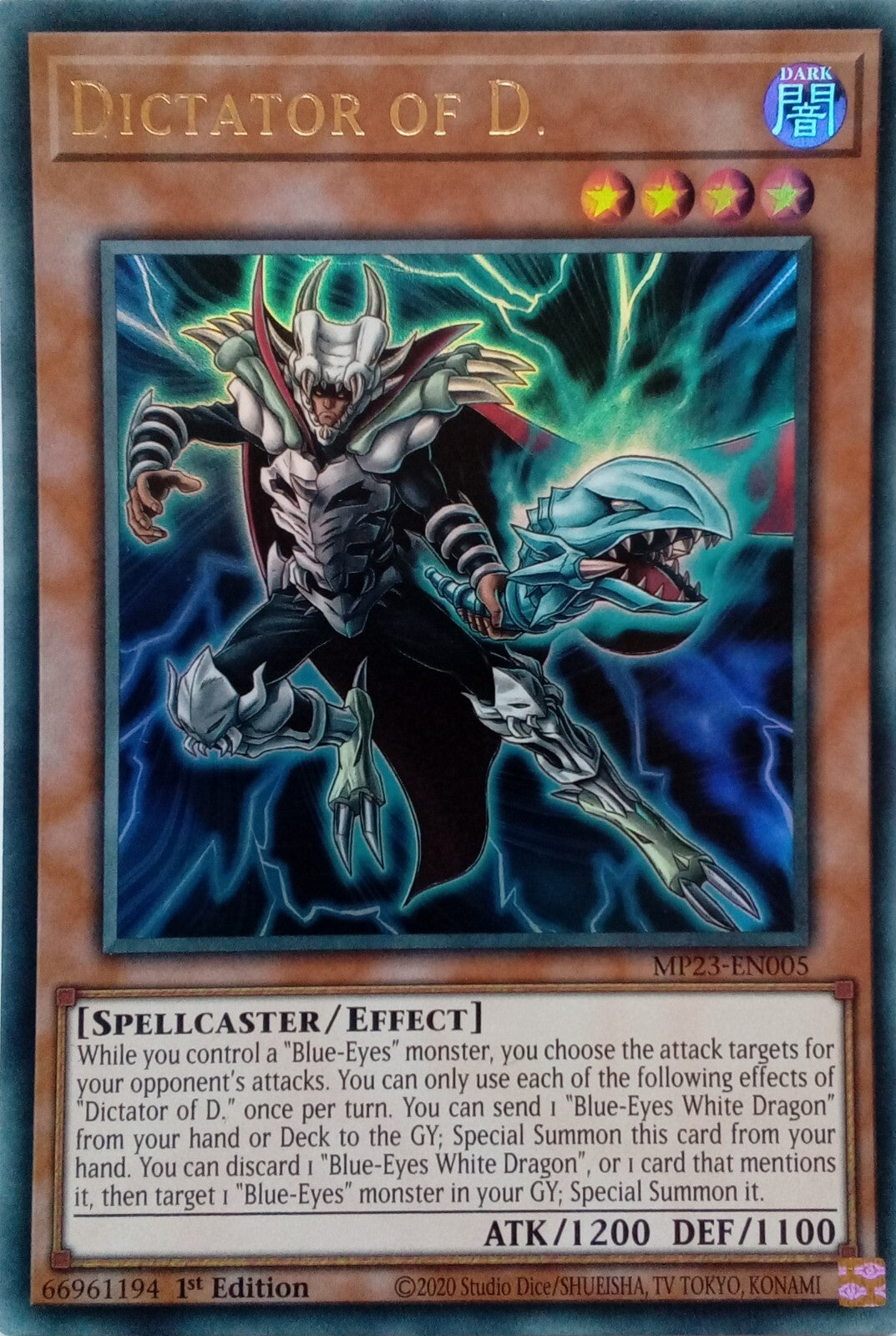Yu-Gi-Oh! TCG Dictator of D. MP23-EN005 (1st Edition)