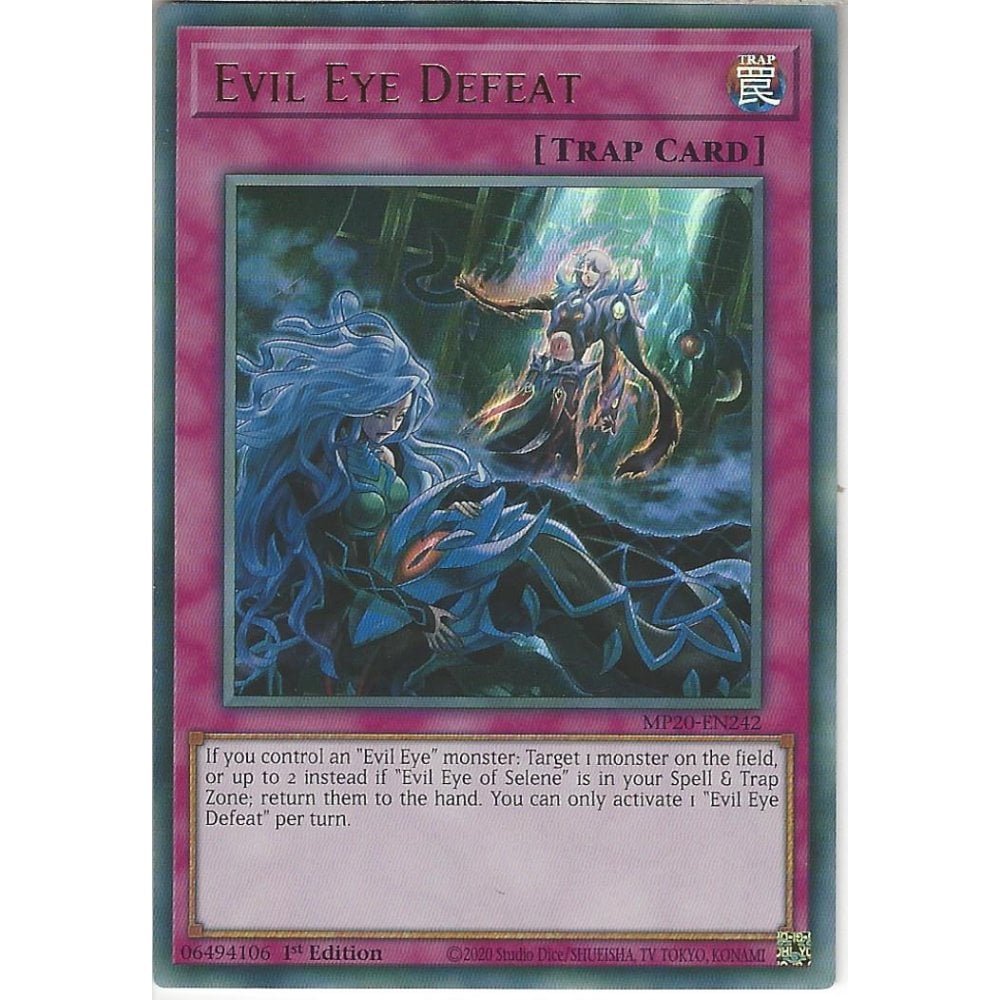 Yu-Gi-Oh! TCG Evil Eye Defeat MP20-EN242 (1st Edition)