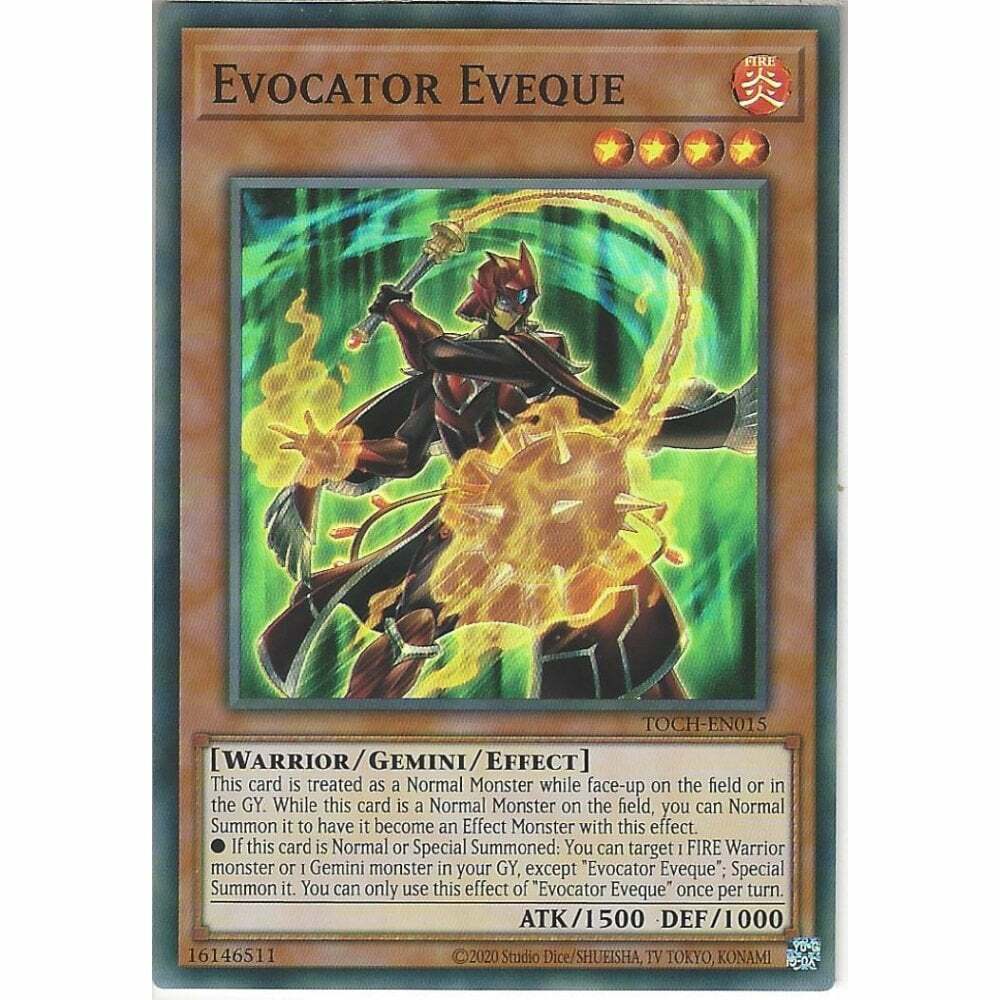 Yu-Gi-Oh! TCG Evocator Eveque TOCH-EN015 (Unlimited Edition)