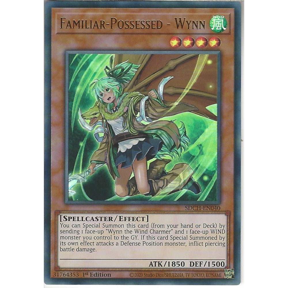 Yu-Gi-Oh! TCG Familiar Possessed - Wynn SDCH-EN040 (1st Edition)