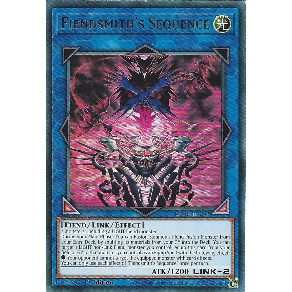 Yu-Gi-Oh! TCG Fiendsmith's Sequence MP25-EN223 (1st Edition)