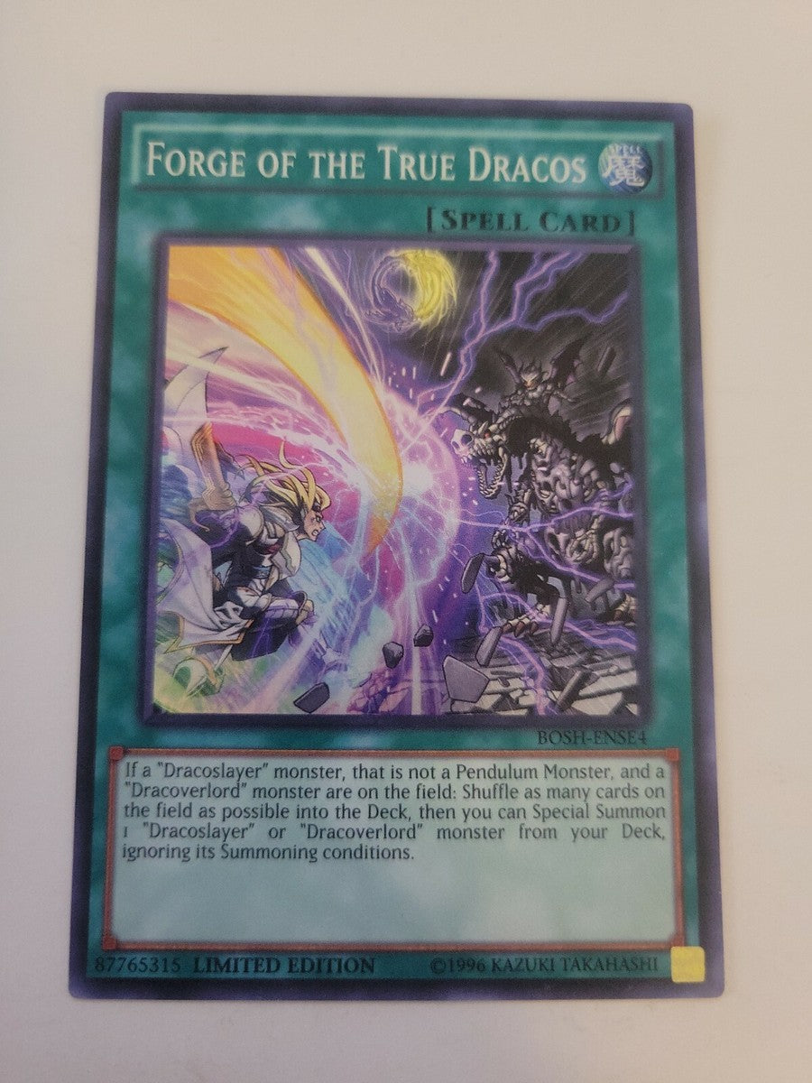Yu-Gi-Oh! TCG Forge of the True Dracos BOSH-ENSE4 (Limited Edition)