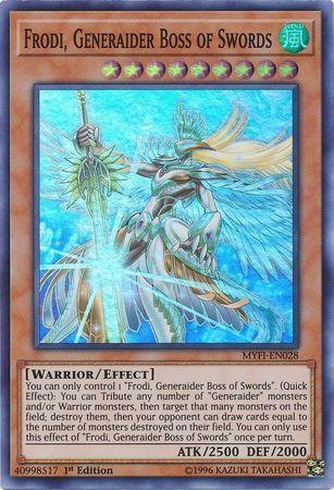 Yu-Gi-Oh! TCG Frodi, Generaider Boss of Swords MYFI-EN028 (1st Edition)