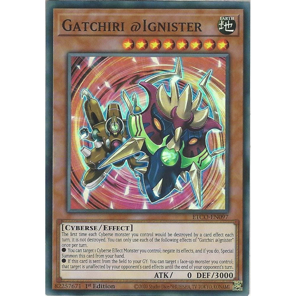 Yu-Gi-Oh! TCG Gatchiri @Ignister ETCO-EN097 (1st Edition)