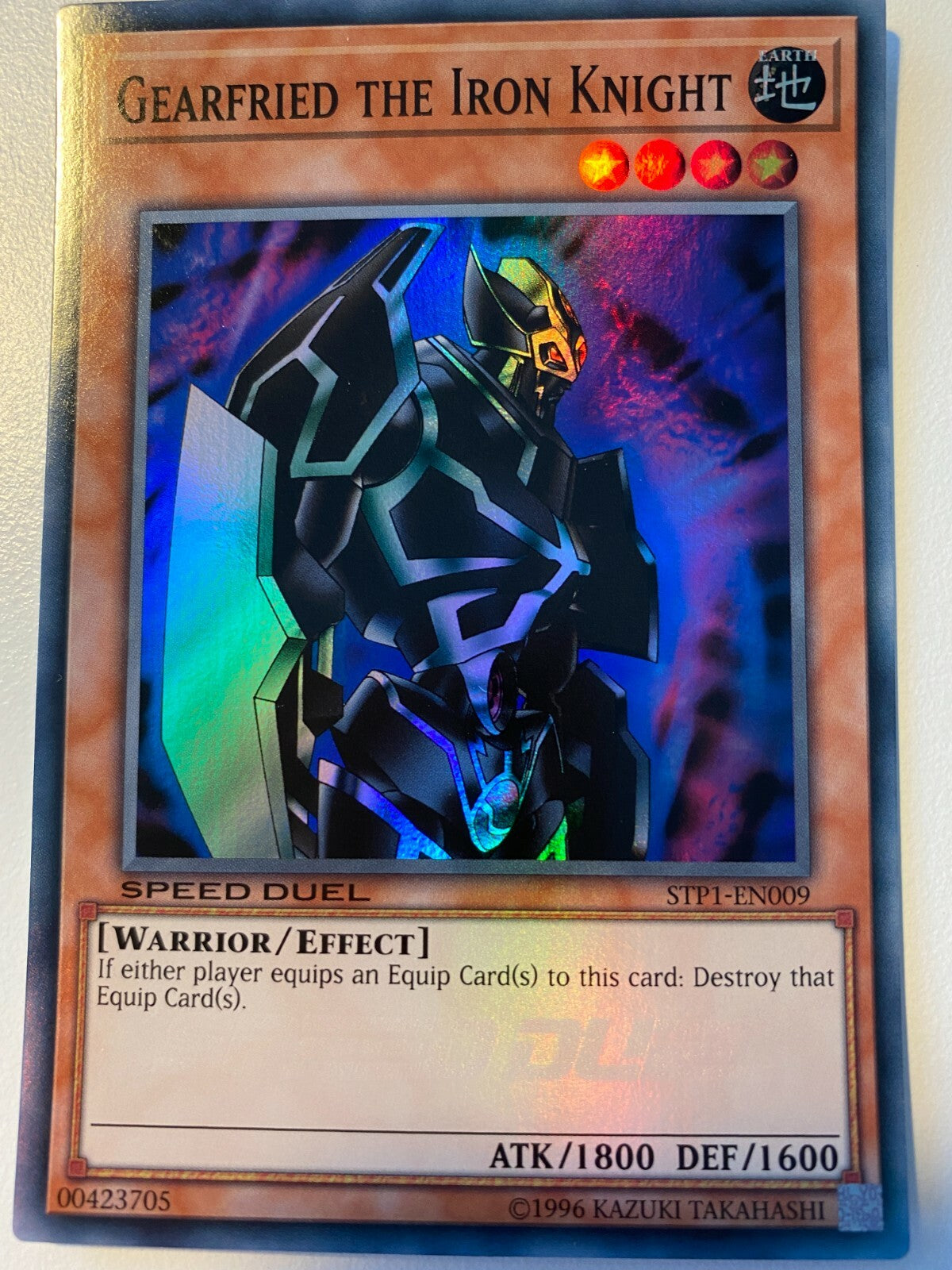 Yu-Gi-Oh! TCG Gearfried the Iron Knight STP1-EN009 (Speed Duel)