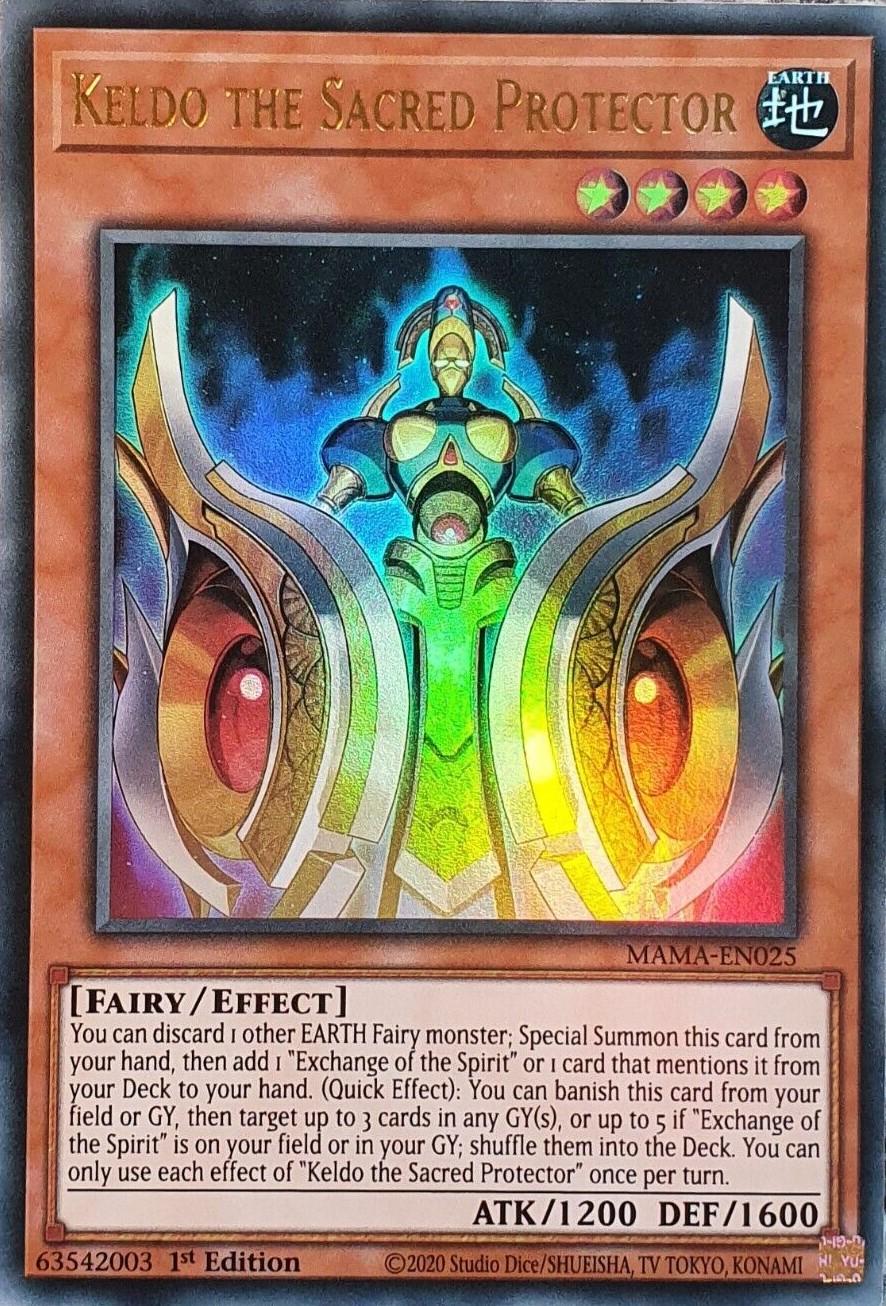 Yu-Gi-Oh! TCG Keldo the Sacred Protector MAMA-EN025 (1st Edition)