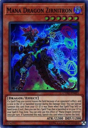 Yu-Gi-Oh! TCG Mana Dragon Zirnitron CYHO-EN021 (Unlimited Edition)