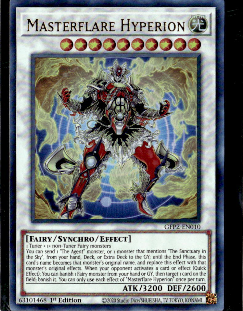 Yu-Gi-Oh! TCG Masterflare Hyperion GFP2-EN010 (1st Edition)