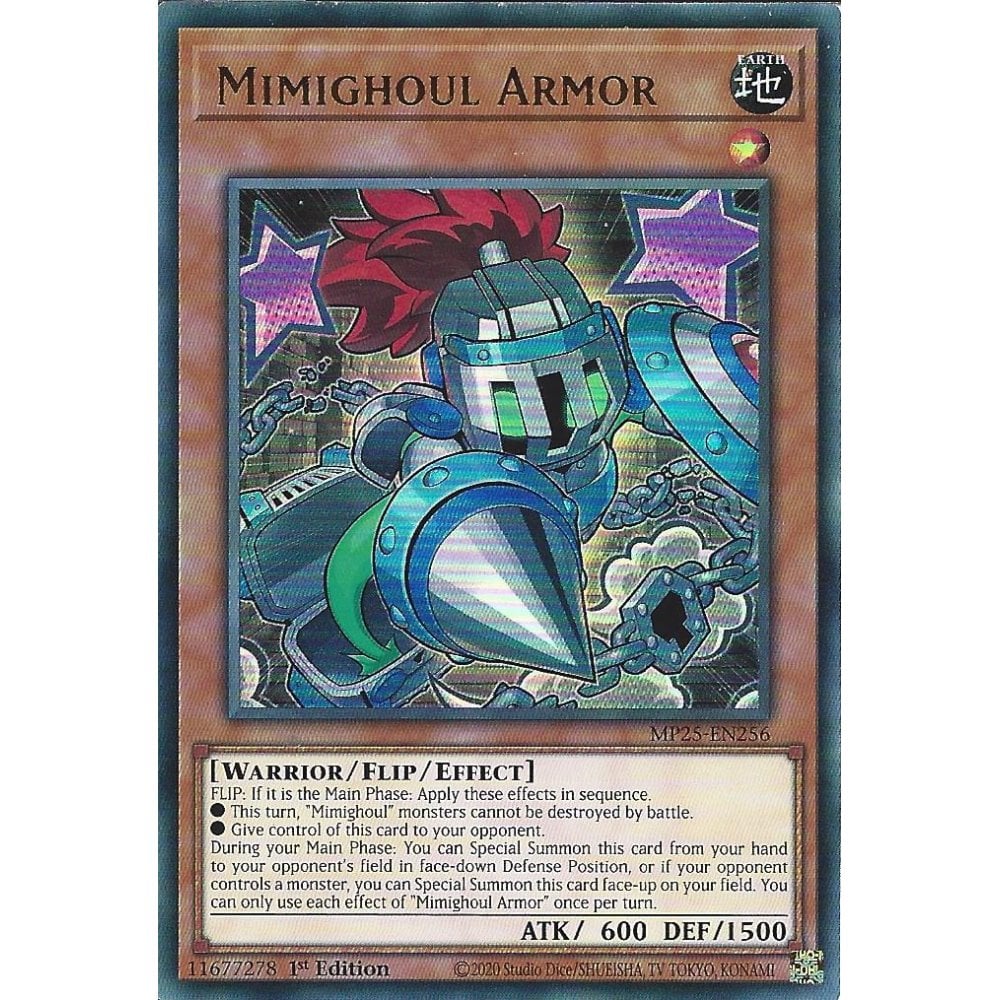 Yu-Gi-Oh! TCG Mimighoul Armor MP25-EN256 (1st Edition)