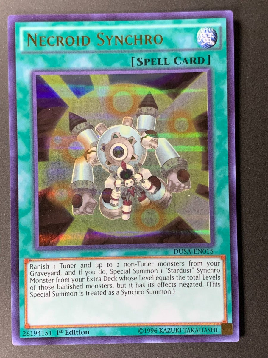 Yu-Gi-Oh! TCG Necroid Synchro DUSA-EN015 (1st Edition)