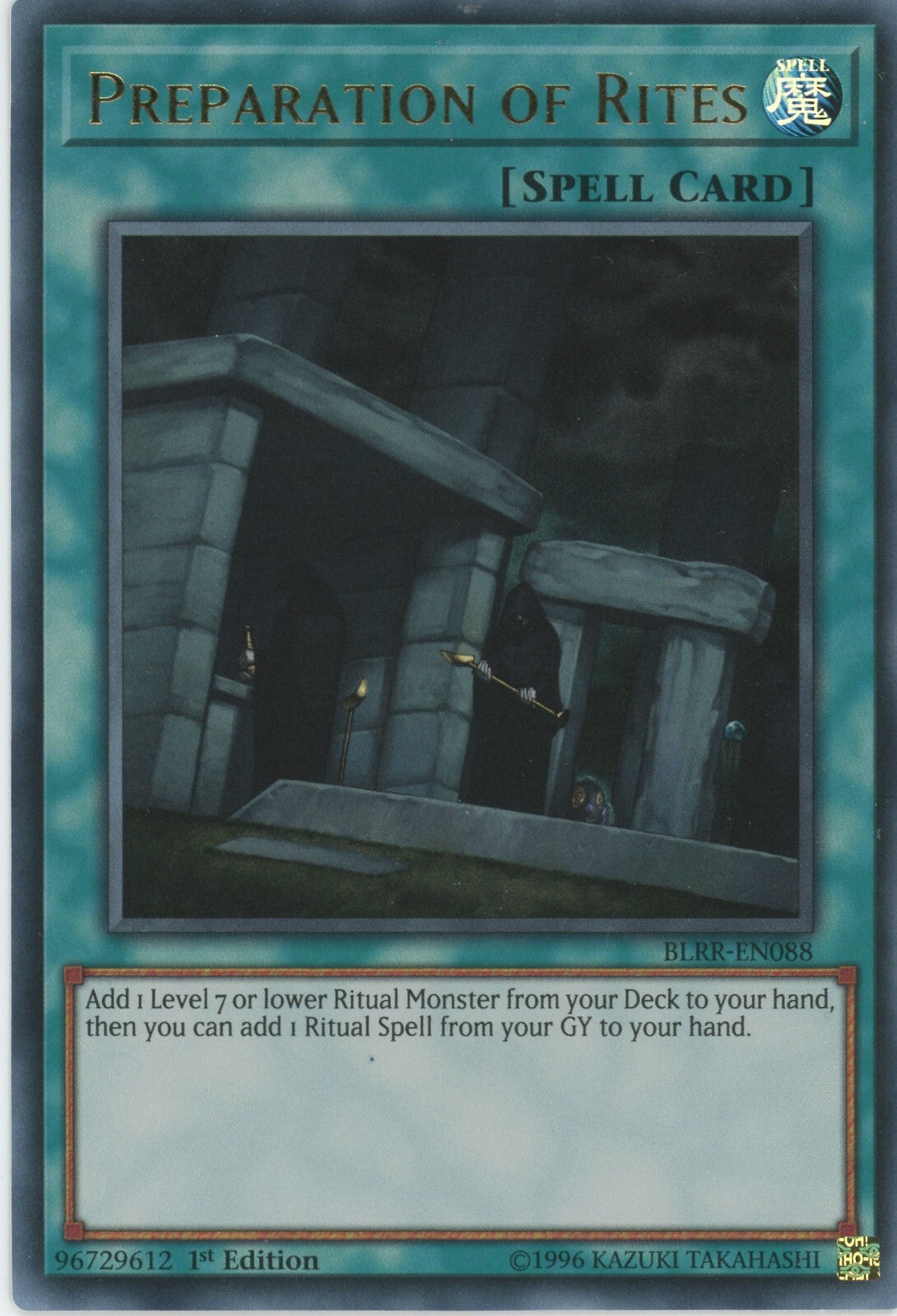 Yu-Gi-Oh! TCG Preparation of Rites BLRR-EN088 (1st Edition)