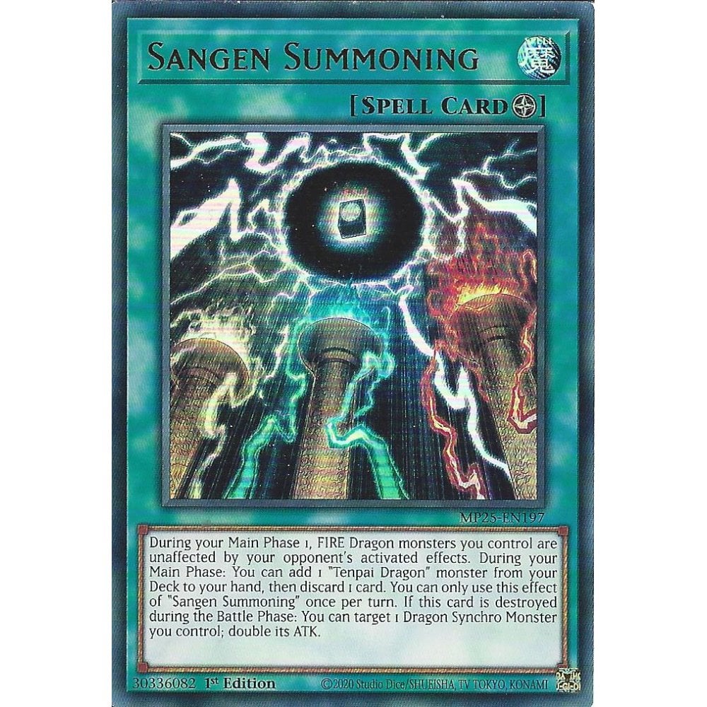 Yu-Gi-Oh! TCG Sangen Summoning MP25-EN197 (1st Edition)