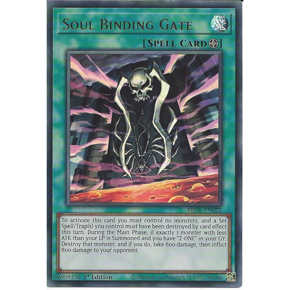 Yu-Gi-Oh! TCG Soul Binding Gate BROL-EN022 (1st Edition)