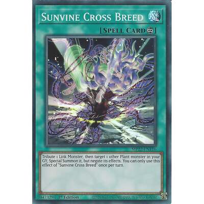 Yu-Gi-Oh! TCG Sunvine Cross Breed MP22-EN116 (1st Edition)