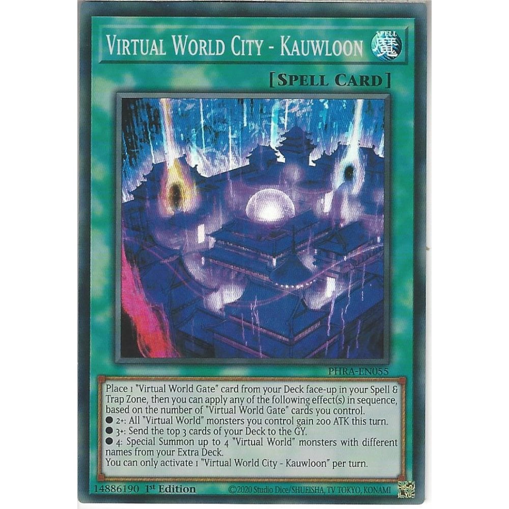 Yu-Gi-Oh! TCG Virtual World City - Kauwloon PHRA-EN055 (1st Edition)