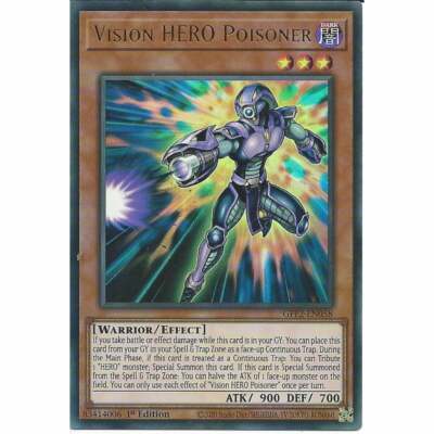 Yu-Gi-Oh! TCG Vision Hero Poisoner GFP2-EN058 (1st Edition)