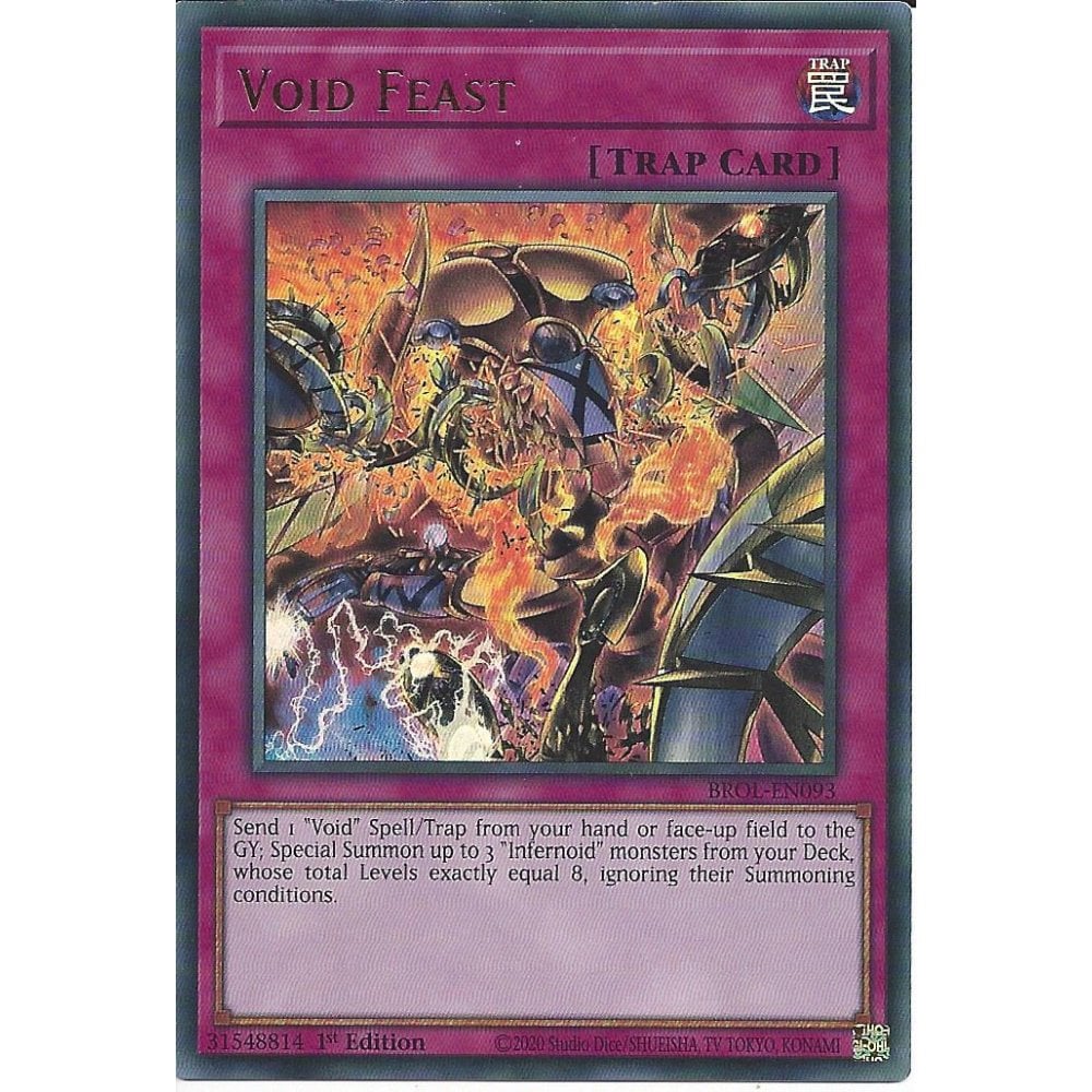 Yu-Gi-Oh! TCG Void Feast BROL-EN093 (1st Edition)