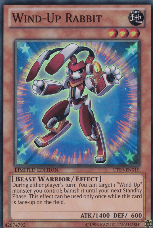 Yu-Gi-Oh! TCG Wind-Up Rabbit CT09-EN010 (Limited Edition)