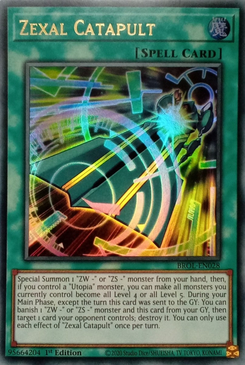 Yu-Gi-Oh! TCG Zexal Catapult BROL-EN028 (1st Edition)