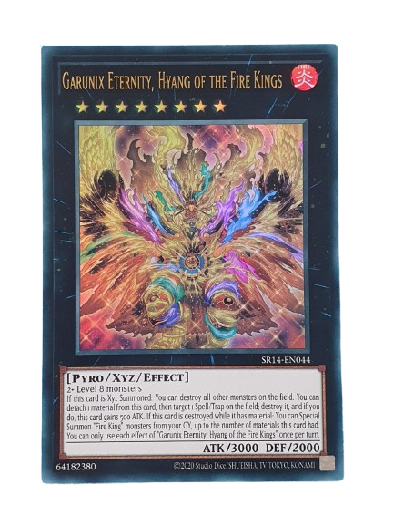 Yu-Gi-Oh! TCG Garunix Eternity, Hyang of the Fire Kings SR14-EN044 (Unlimited Edition)